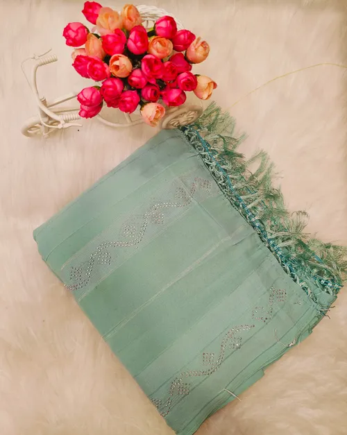 DESIGNER STONE WORK SAREES DS42